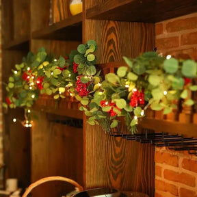 Festão de Natal Realista Decorado