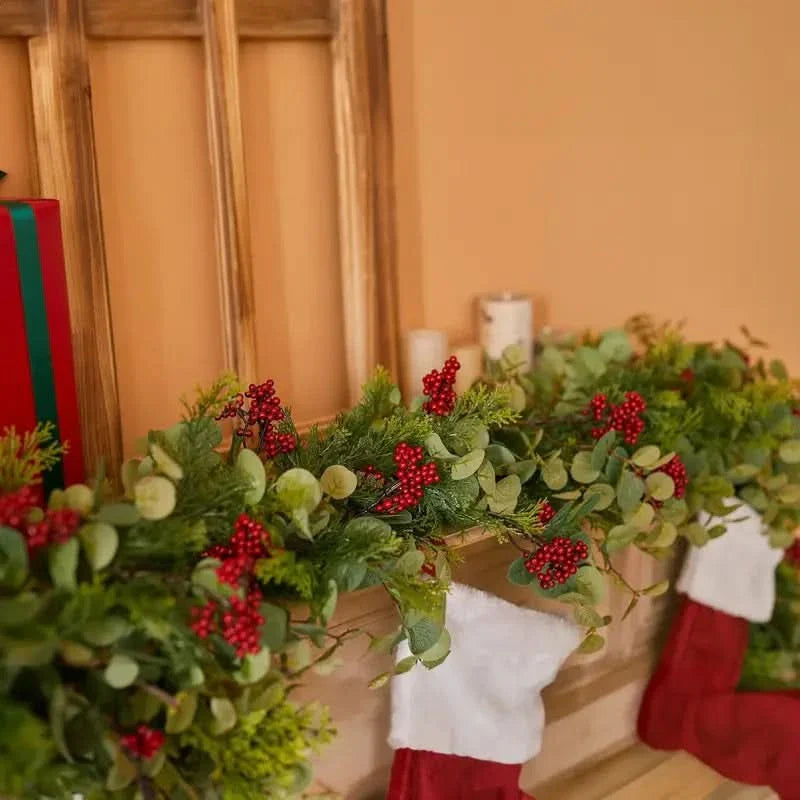 Festão de Natal Realista Decorado